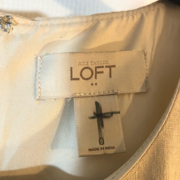 LOFT Linen Dress - Picture 4 of 6